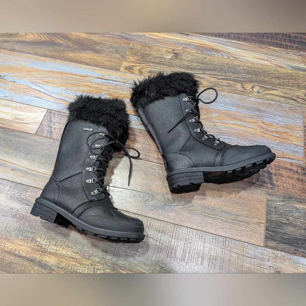 Bearpaw Dawn Women's 11 inch Insulated Boot Black Size 7